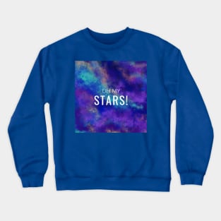 Oh My Stars (main theme synesthesia painting) Crewneck Sweatshirt